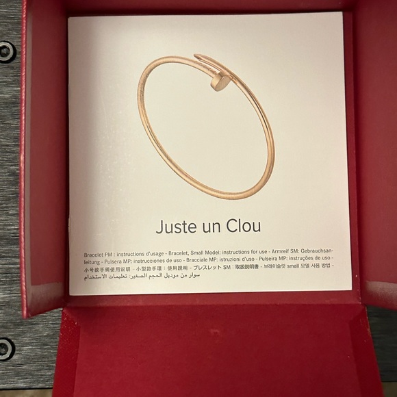 Cartier Juste Un Clou Yellow Gold with Diamonds Size 15 (SMALL MODEL) - Picture 9 of 12